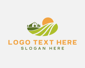 Lawn Landscaping Yard logo design