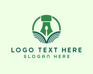 Agricultural Food Pen logo design