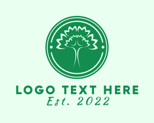 Bio - Wellness Forest Tree logo design