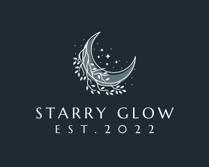 Starry - Aesthetic Moon Garden logo design