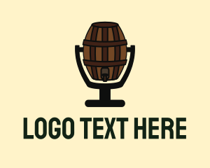 Alcoholic - Beer Barrel Distillery logo design