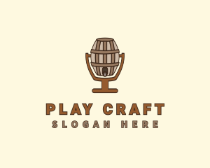 Beer Barrel Distillery  logo design