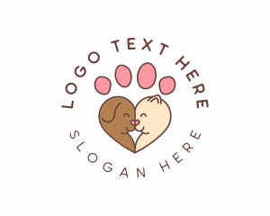 Dog Cat Shelter logo design