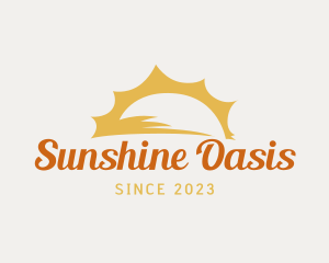 Bright Summer Sun logo design