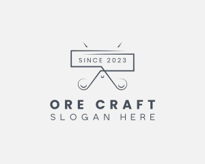 Stylist Shears Craft logo design