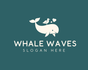 Whale - Whale Bird Animal logo design