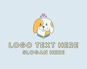 Puppy - Dog Pet Care Veterinary logo design