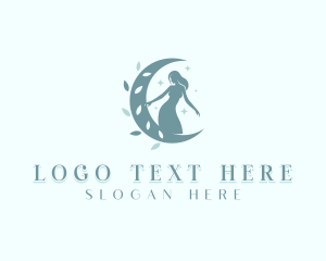 Woman Beauty Wellness Spa logo design