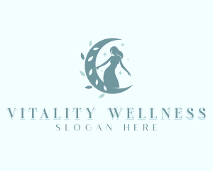 Woman Beauty Wellness Spa logo design