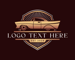 Car - Vintage Car Garage logo design