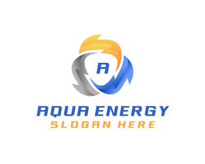 Electric Cycle Energy logo design