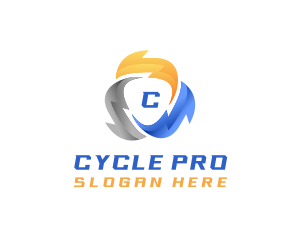 Electric Cycle Energy logo design