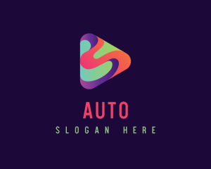 Advertising - Colorful Video Audio Player logo design
