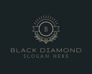 Luxury Diamond Wreath Jeweler  logo design