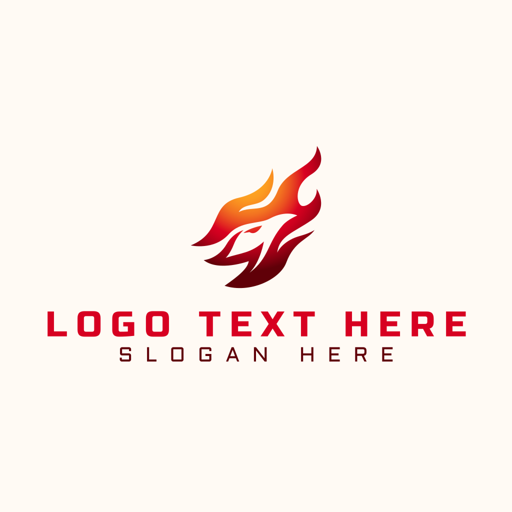 Flame Bird Phoenix Logo | BrandCrowd Logo Maker | BrandCrowd