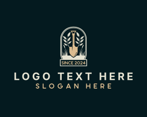 Shovel Leaf Landscaping Logo