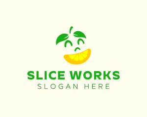 Slice - Happy Lemon Slice logo design