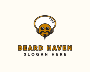 Beard - Bearded Cookie Chef logo design