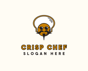 Bearded Cookie Chef logo design