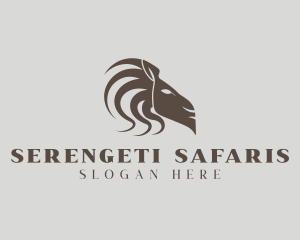 Safari Lion Animal logo design