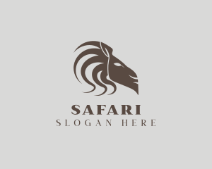 Safari Lion Animal logo design