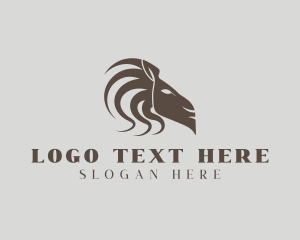 Safari Lion Animal Logo