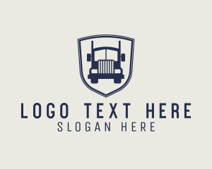 Trucking Company Shield Logo