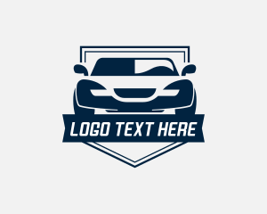 Sports Car Automobile Racing logo design