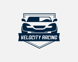 Sports Car Automobile Racing logo design