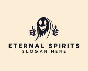 Creepy Ghost Spirit logo design