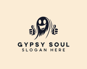 Creepy Ghost Spirit logo design