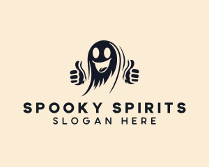 Creepy Ghost Spirit logo design