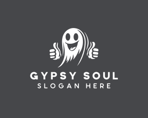 Creepy Ghost Spirit logo design