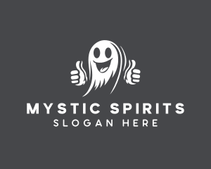 Creepy Ghost Spirit logo design