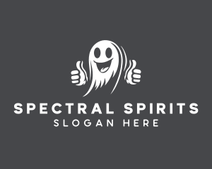 Creepy Ghost Spirit logo design