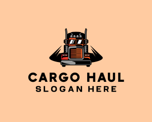 Truck Logistics Delivery  logo design