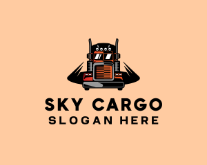 Truck Logistics Delivery  logo design