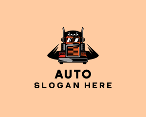 Truck Logistics Delivery  logo design