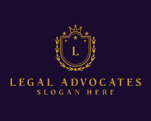 Crown Shield Legal Advice logo design