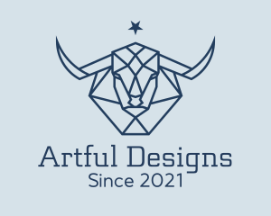 Star Taurus Bull logo design