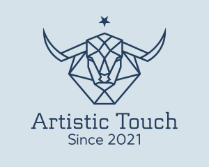 Star Taurus Bull logo design