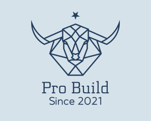 Star Taurus Bull logo design