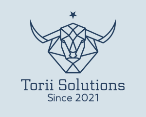 Star Taurus Bull logo design