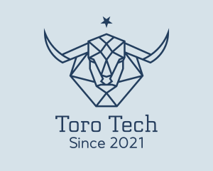 Star Taurus Bull logo design