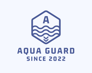 Lifeguard - Water Wave Aquarium logo design