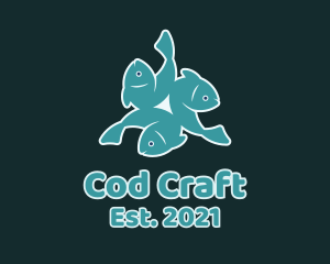 Cod - Fish Seafood Restaurant logo design