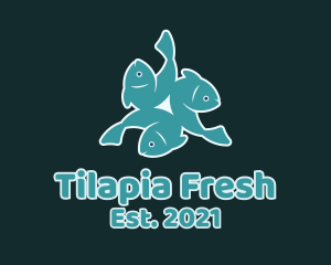 Tilapia - Fish Seafood Restaurant logo design