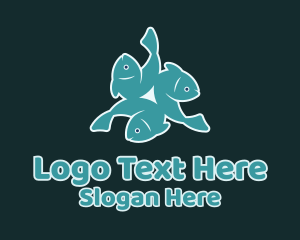 Fish Seafood Restaurant Logo