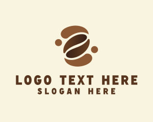 Coffee Beans - Brown Coffee Bean logo design