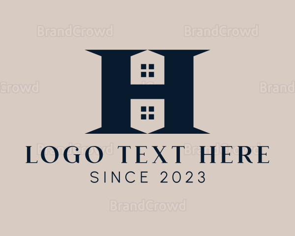 Warehouse Facility Letter H Logo
